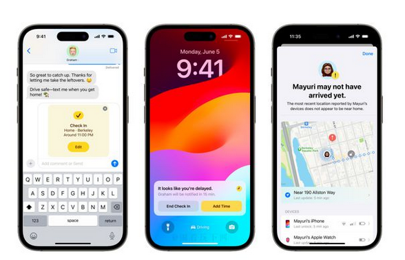 临江苹果维修站分享如何在iPhone上使用平安确认功能 